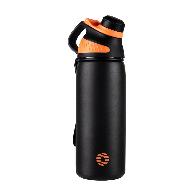 "Stay Cool, Stay Adventurous: The Ultimate Magnetic Lid Water Bottle!"