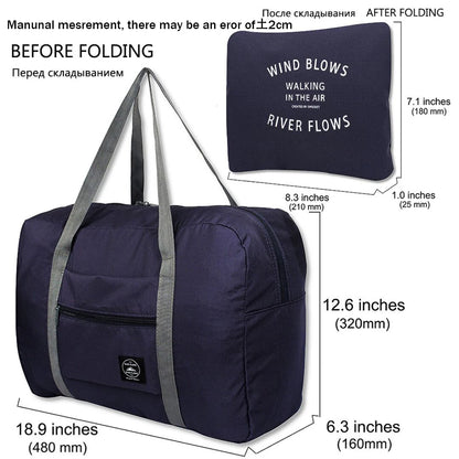 "Unfold Adventure: The Ultimate Foldable Travel Bag for Every Journey!"