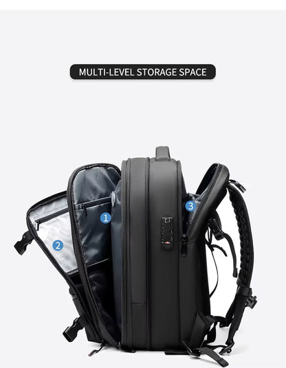 "From Bulky to Compact: Revolutionize Travel with Vacuum Suction!"